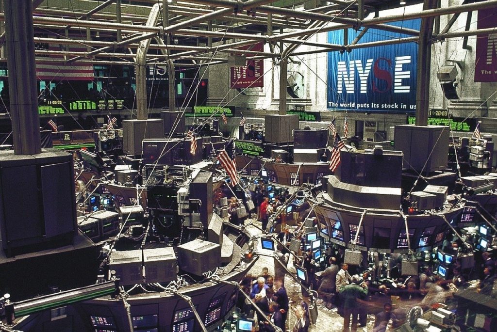 stock exchange, trading floor, new york